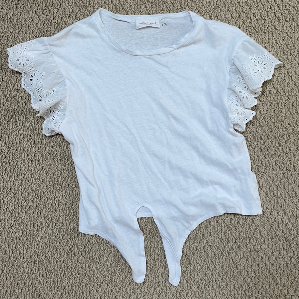 Super cute white summer top